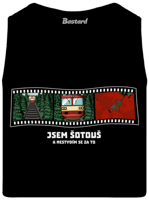 Jsem šotouš pánské tílko Black