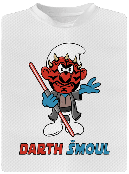 Darth Šmoul dětské sportovní tričko White
