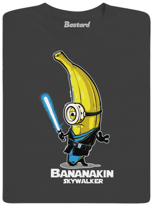 Bananakin Skywalker pánské dlouhý rukáv Dark Grey