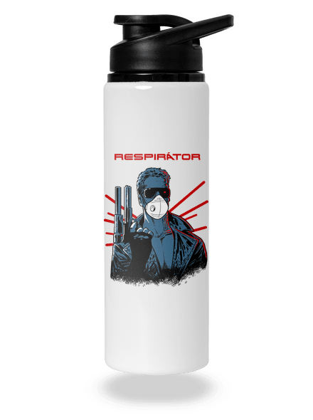 Respirátor lahev na vodu White
