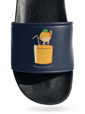 Opilý pomeranč pantofle Navy