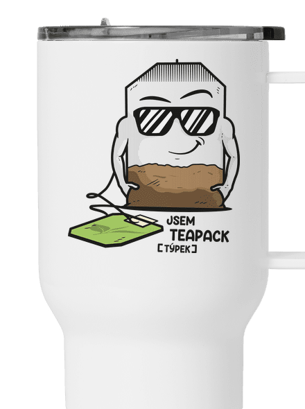 Čajový týpek termohrnek White