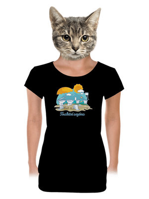 dámské tričko s lemem