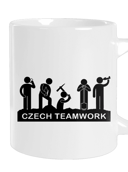 Czech Teamwork velký hrnek White
