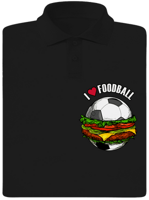 Foodball pánská polokošile Black