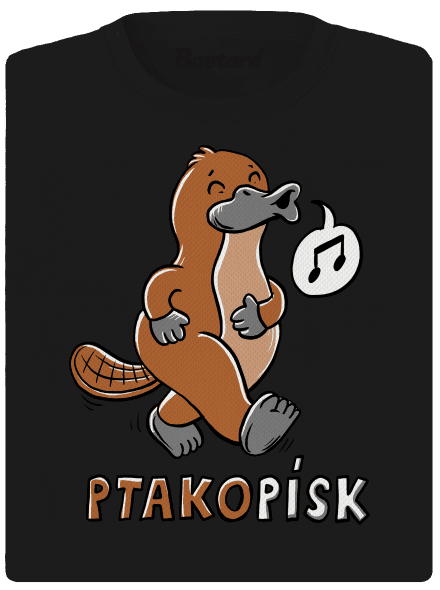Ptakopísk dámské sportovní tričko Black
