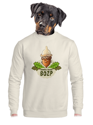 unisex mikina bez kapuce