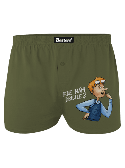 Kde mám brejle pánské trenky Khaki