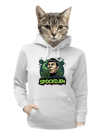 Spockojen dámská mikina klokanka White