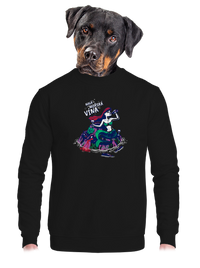 unisex mikina bez kapuce