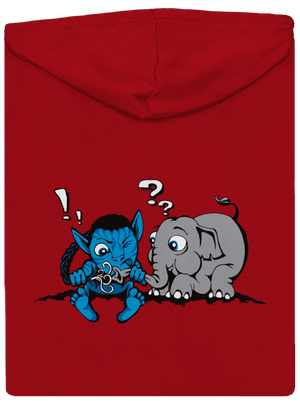 Error 501 pánská mikina na zip Red