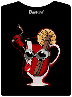 Svařák dámské tričko s lemem Black