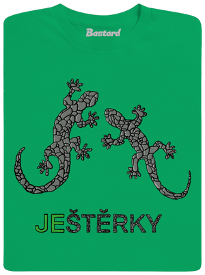 Ještěrky pánské tričko Kelly Green