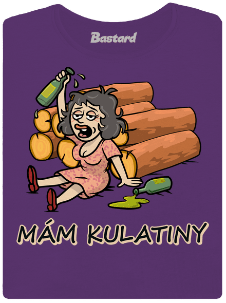 Mám kulatiny dámské tričko premium Purple