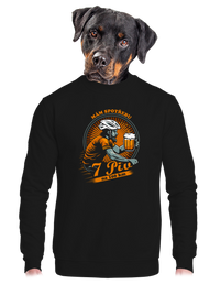 unisex mikina bez kapuce