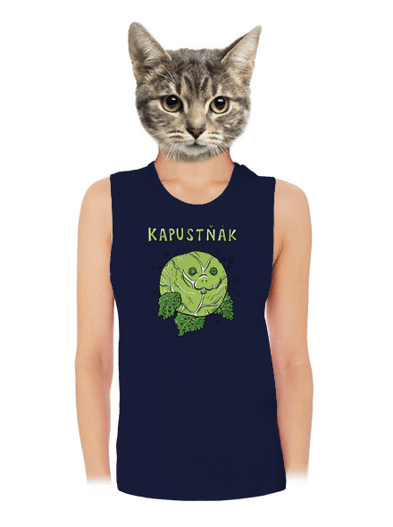 Kapustňák dámské tílko volné Navy