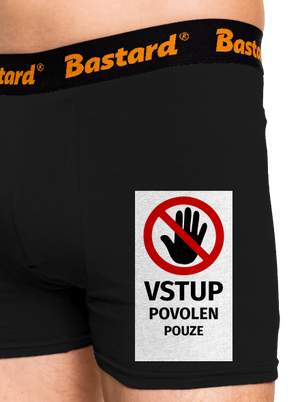 Vstup povolen boxerky Black