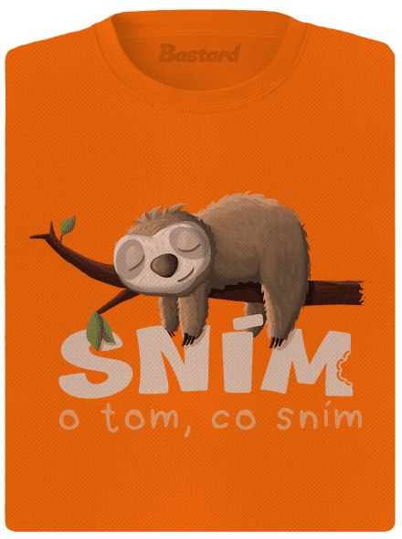 Sním o tom, co sním dámské sportovní tričko Neon Orange