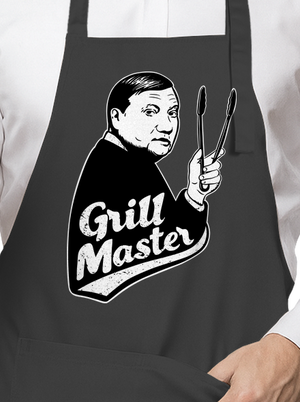 Grill master zástěra Dark Grey
