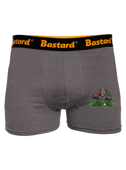 King pong boxerky Gray Melange