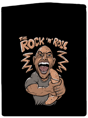 Rock and roll dámská mikina na zip Black