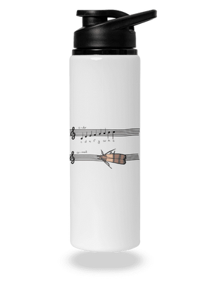 A - moll lahev na vodu White