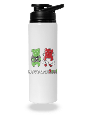 Novomanželé z želé lahev na vodu White