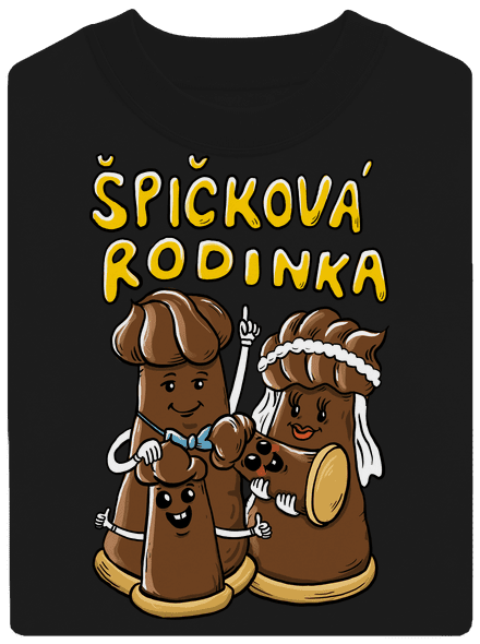 Špičková rodina II unisex mikina bez kapuce Black
