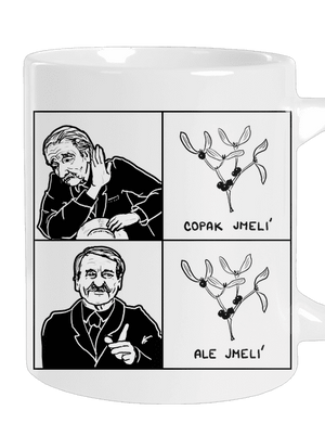 Cimrman: Copak jmelí velký hrnek White