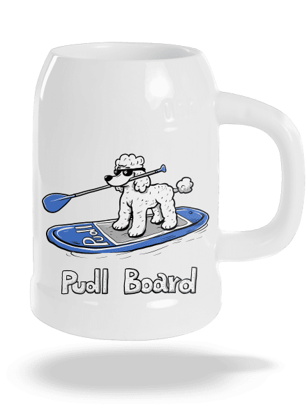 Pudl board půllitr White