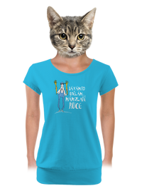 dámské tričko s lemem