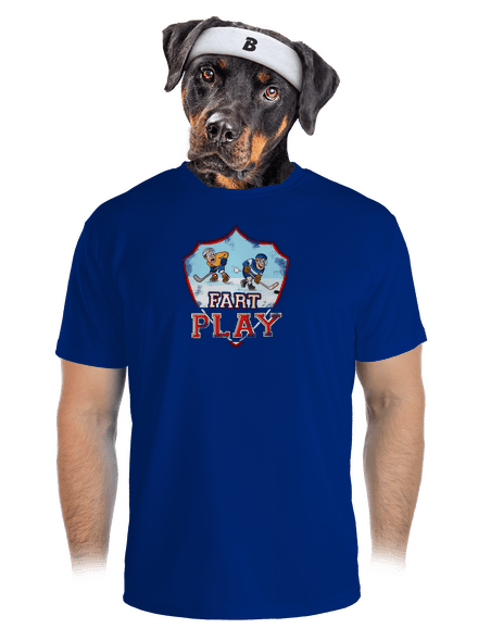 Fart Play pánské sportovní tričko Royal Blue Mal