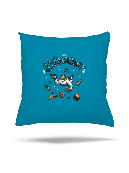 Žrádlonaut polštář Blue Turquoise
