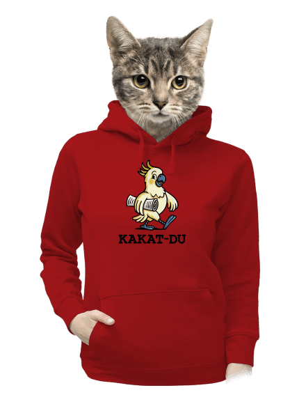 Kakat-du dámská mikina klokanka Red Mal