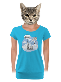 dámské tričko s lemem