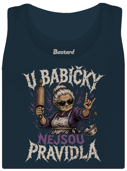 U babičky dámské tílko klasické Navy
