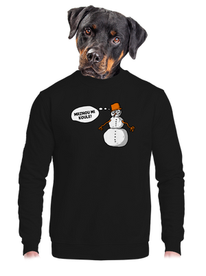 unisex mikina bez kapuce