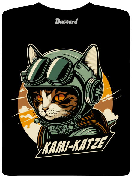 Kami-Katze pánské dlouhý rukáv Black