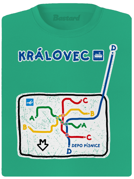 Metro Královec dámské sportovní tričko Mint Mal