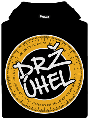 Drž úhel pánská mikina klokanka Black