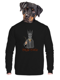 unisex mikina bez kapuce