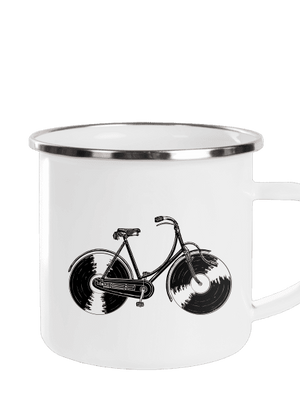 Gramofonové kolo plecháček White