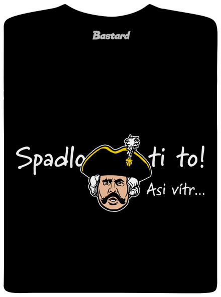 Spadlo ti to pánské dlouhý rukáv Black