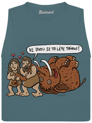 Ve dvou se to lépe táhne dámské tílko volné Heather Deep Teal