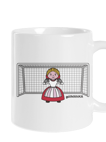 Gólmanka klasický hrnek White