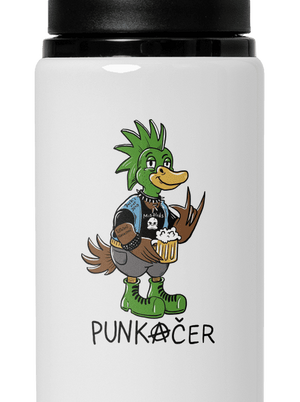Punkačeří rodina lahev na vodu White