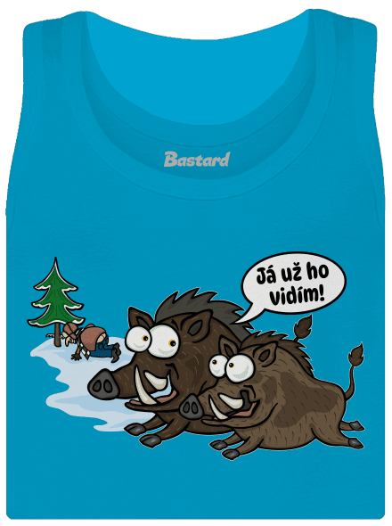 Já už ho vidím dámské tílko klasické Blue Atol