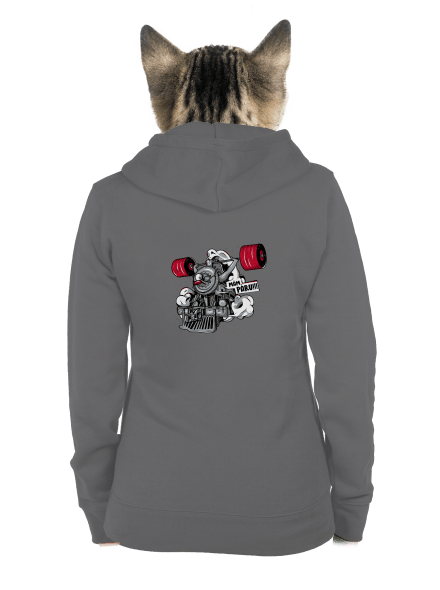 Lokomotiva dámská mikina na zip Steel Gray
