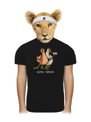 Slepice forever dětské sportovní tričko Black