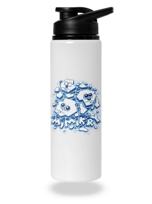 Ledové mimikry lahev na vodu White